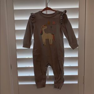Baby Gap Unicorn Sweater Onesie